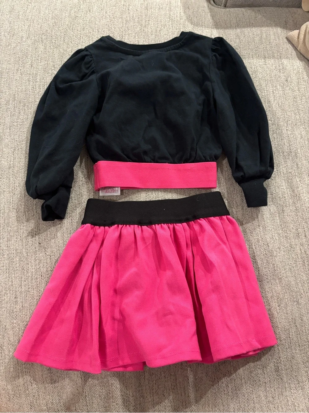 Minnie Mouse Hot Pink Skirt Set